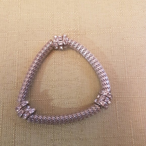 3 silver - tone bracelets. - Picture 7 of 7